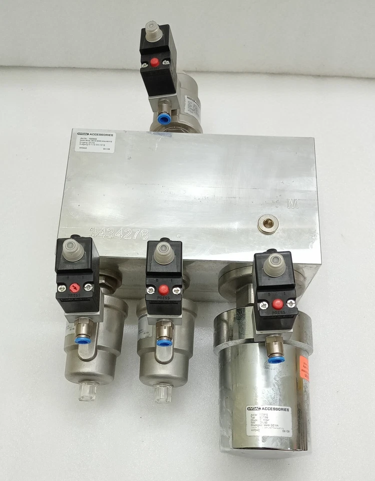 Hydac Art no 100903 Ventil Block DN50 DN25 4-fach G11/2 Art 100815 Typ 42/7/99